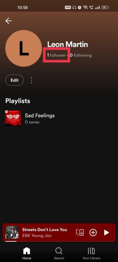 How to see who follows my Spotify Account 2