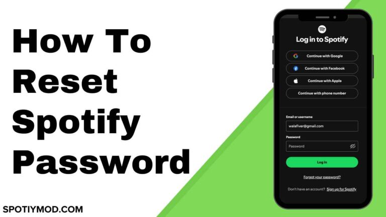 How To Reset Spotify Password